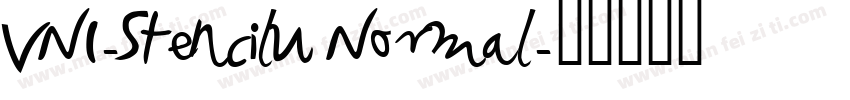 VNI-StencilU Normal字体转换